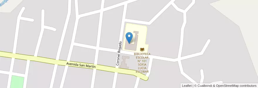 Mapa de ubicacion de Escuela de Educación Primaria N° 741 Juan Jose Paso en Argentine, Chaco, Departamento Bermejo, La Leonesa - Las Palmas, Municipio De Las Palmas.