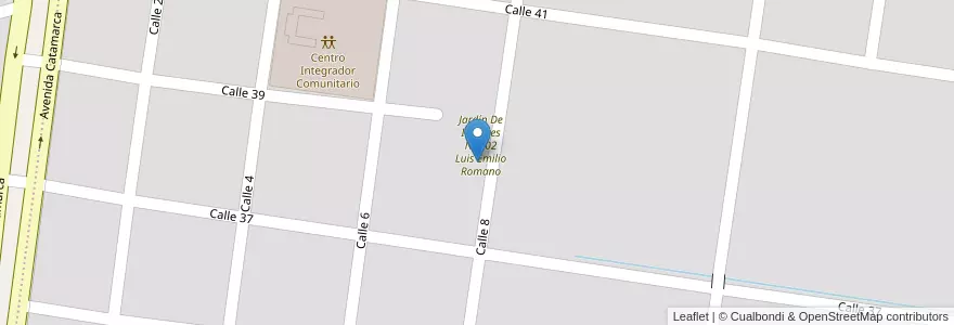 Mapa de ubicacion de Escuela De Educación Primaria Nº 20 Juan Pascual Pringles en Argentina, Buenos Aires, Partido De General Madariaga.