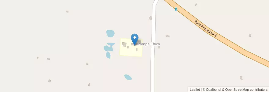 Mapa de ubicacion de Escuela de Educación Primaria Nº 239 Pedro Inchauspe en 阿根廷, Chaco, Departamento Libertador General San Martín, Municipio De Pampa Del Indio.