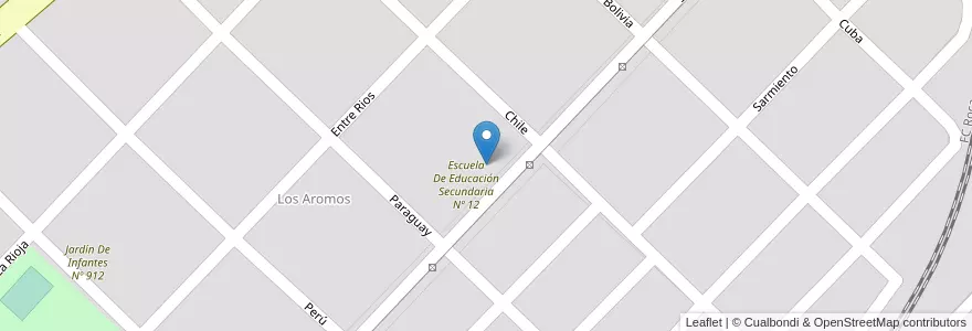 Mapa de ubicacion de Escuela De Educación Primaria Nº 24 Carlos Pellegrini en Argentina, Buenos Aires, Partido De Cañuelas, Cañuelas.
