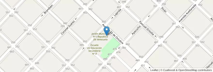 Mapa de ubicacion de Escuela De Educación Primaria Nº 33 Dr. Jose Leon Suarez en Argentina, Buenos Aires, Partido De Chivilcoy, Chivilcoy.