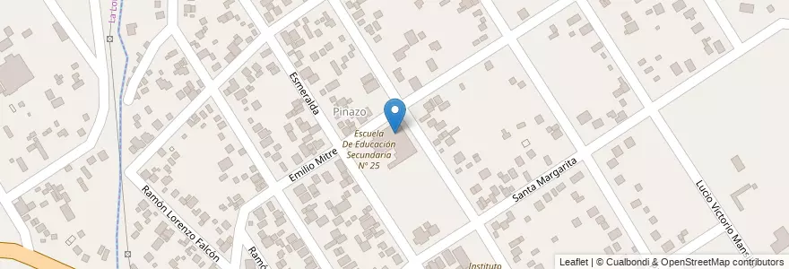Mapa de ubicacion de Escuela De Educación Primaria Nº 41 Bombero Voluntario Cristian P. Rojas en Argentina, Provincia Di Buenos Aires, Partido Del Pilar, Del Viso, La Lonja.