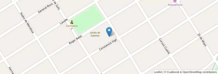 Mapa de ubicacion de Escuela de Educación Primaria Nº 7 en Arjantin, Buenos Aires, Partido De Ezeiza, Carlos Spegazzini.