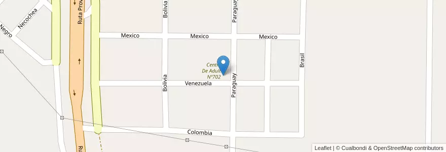 Mapa de ubicacion de Escuela De Educación Primaria Nº32 Domingo Faustino Sarmiento en アルゼンチン, ブエノスアイレス州, Partido De Arrecifes.