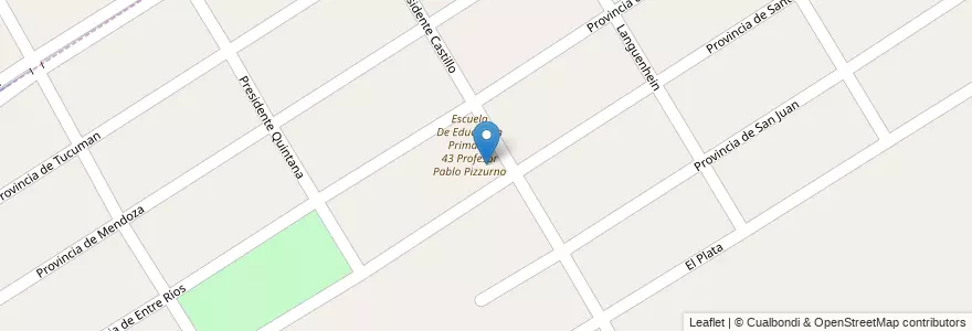 Mapa de ubicacion de Escuela De Educación Secundaria 23 en Arjantin, Buenos Aires, Partido De Almirante Brown, Glew.
