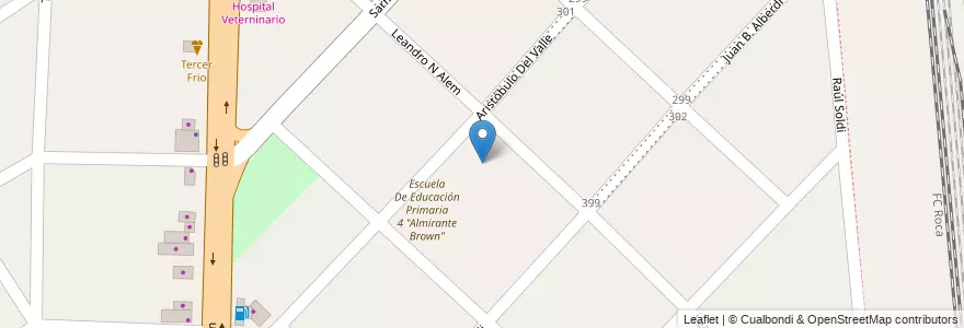 Mapa de ubicacion de Escuela de Educación Secundaria 3 en Аргентина, Буэнос-Айрес, Partido De Almirante Brown, Glew.
