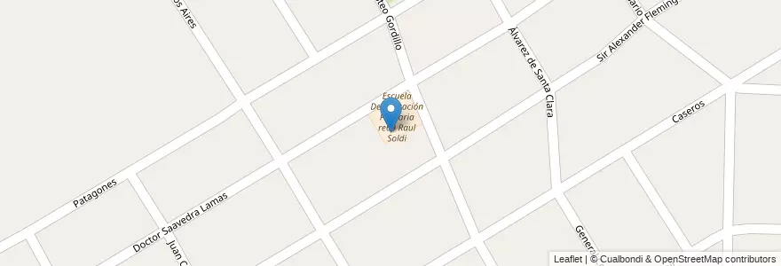 Mapa de ubicacion de Escuela De Educación Secundaria 68 en Argentina, Buenos Aires, Partido De Almirante Brown, Glew.