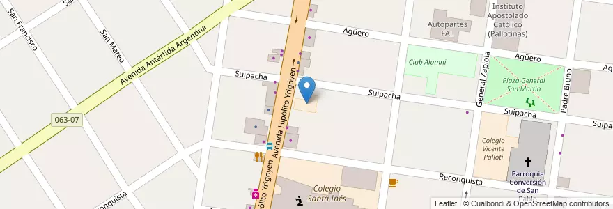 Mapa de ubicacion de Escuela de Educación Secundaria N°41 en Аргентина, Буэнос-Айрес, Partido De Lomas De Zamora, Turdera.