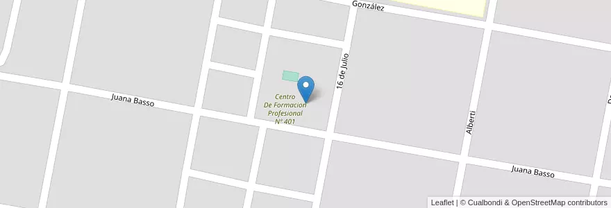 Mapa de ubicacion de Escuela De Educación Secundaria Nº 2 Mariano Moreno en Argentinië, Buenos Aires, Partido De Carmen De Areco, Carmen De Areco.
