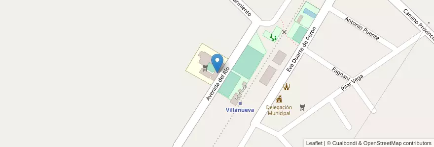 Mapa de ubicacion de Escuela de Educación Secundaria No. 3 María Ana Cuburu en Arjantin, Buenos Aires, Partido De General Paz.