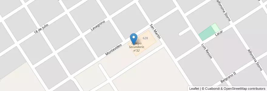 Mapa de ubicacion de Escuela De Educación Secundaria Nº 32 en آرژانتین, استان بوئنوس آیرس, Partido De Escobar, Garín.