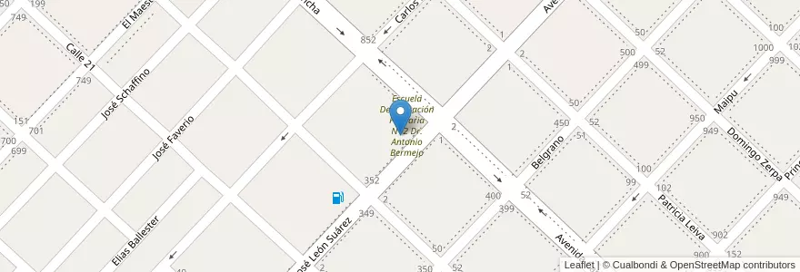 Mapa de ubicacion de Escuela De Educación Secundaria Nº 9 en Arjantin, Buenos Aires, Partido De Chivilcoy, Chivilcoy.
