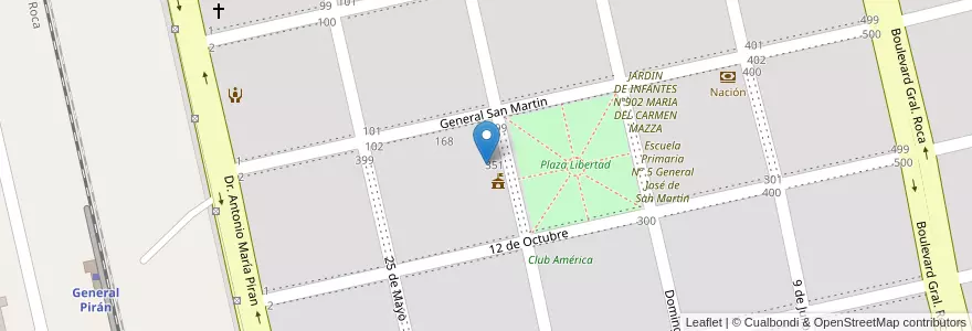 Mapa de ubicacion de Escuela De Educación Secundaria Nº3 en Argentina, Buenos Aires, Partido De Mar Chiquita.