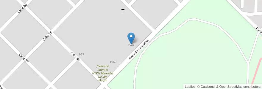 Mapa de ubicacion de Escuela De Educación Secundaria Nº3 Carmelo Sanchez en アルゼンチン, ブエノスアイレス州, Partido De Balcarce.