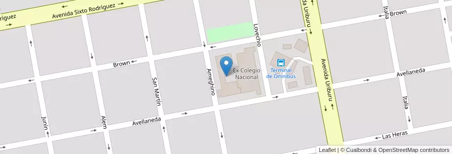 Mapa de ubicacion de Escuela de Educación Técnica Nro 1 en الأرجنتين, بوينس آيرس, Partido De Coronel Suárez, Coronel Suárez.