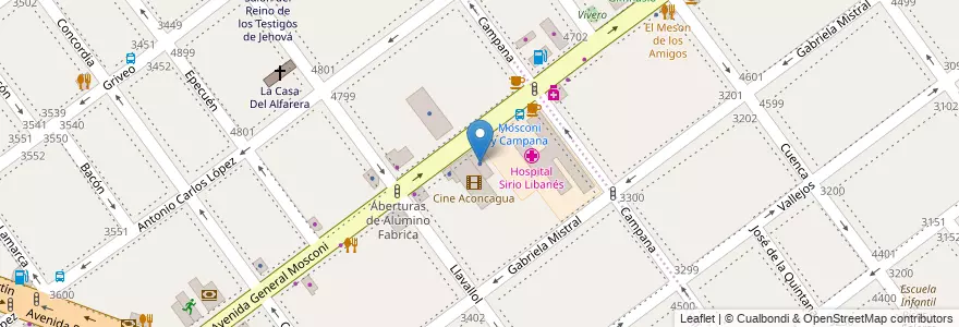 Mapa de ubicacion de Escuela de Enfermería, Villa Devoto en 阿根廷, Ciudad Autónoma De Buenos Aires, 布宜诺斯艾利斯, Comuna 11.