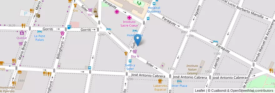 Mapa de ubicacion de Escuela de Fotografía Creativa, Recoleta en Argentine, Ciudad Autónoma De Buenos Aires, Comuna 2, Buenos Aires.