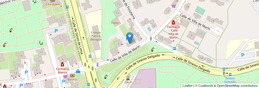 Mapa de ubicacion de Escuela de Música Allegro en Espagne, Communauté De Madrid, Communauté De Madrid, Área Metropolitana De Madrid Y Corredor Del Henares, Madrid.