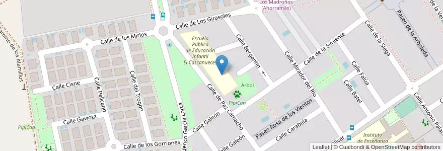 Mapa de ubicacion de Escuela de Música, Danza y Teatro en 西班牙, Comunidad De Madrid, Comunidad De Madrid, Cuenca Del Henares, Velilla De San Antonio.