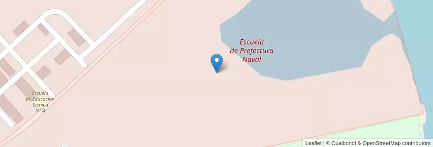Mapa de ubicacion de Escuela de Prefectura Naval en アルゼンチン, ブエノスアイレス州, Partido De Zárate.