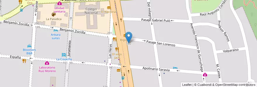 Mapa de ubicacion de Escuela Doctor Indalecio Gomez en Arjantin, Salta, Capital, Municipio De Salta, Salta.