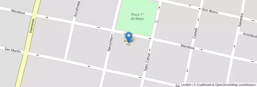 Mapa de ubicacion de Escuela Doctor Marcos Paz en Argentinië, Tucumán, San Miguel De Tucumán, Departamento Capital, San Miguel De Tucumán.