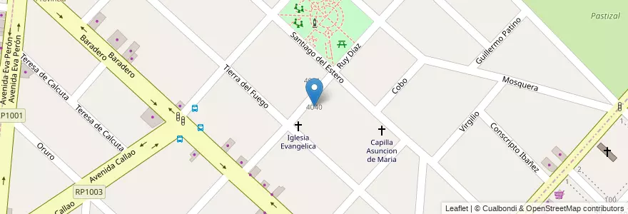 Mapa de ubicacion de Escuela educacion secundaria N° 33 en 아르헨티나, 부에노스아이레스주, Partido De Morón, Morón.