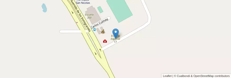 Mapa de ubicacion de Escuela Especial 17 en Arjantin, Misiones, Departamento Libertador General San Martín, Municipio De Ruiz De Montoya.