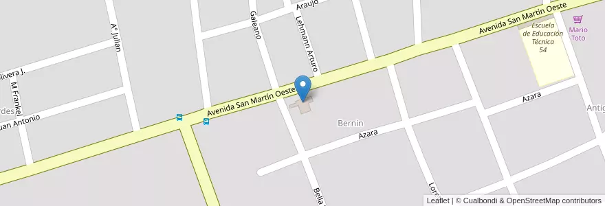Mapa de ubicacion de Escuela Especial 46 en Argentinië, Misiones, Departamento Eldorado, Municipio De Eldorado, Eldorado.