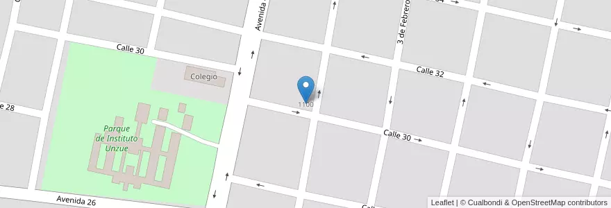 Mapa de ubicacion de Escuela Especial 503 Paul Harris en Argentina, Provincia Di Buenos Aires, Partido De Mercedes, Mercedes.