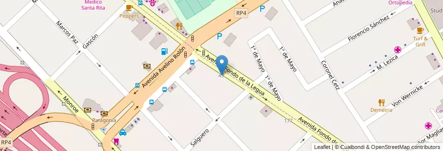 Mapa de ubicacion de Escuela Especial 504 en Argentine, Province De Buenos Aires, Partido De San Isidro, Boulogne Sur Mer.