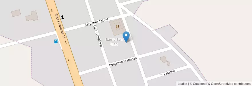 Mapa de ubicacion de Escuela Especial 65 en アルゼンチン, ミシオネス州, Departamento Libertador General San Martín, Municipio De El Alcázar, El Alcázar.