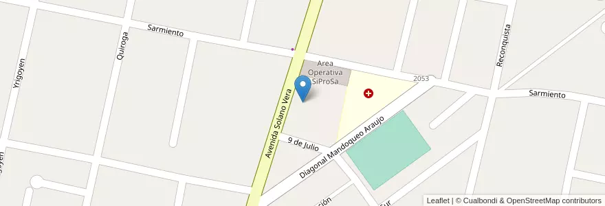 Mapa de ubicacion de Escuela Especial Clotilde Alfonso Doñate en Argentina, Tucumán, Departamento Yerba Buena, Yerba Buena.