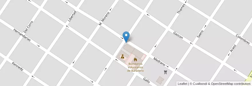 Mapa de ubicacion de Escuela Especial Maria Materson en Arjantin, Buenos Aires, Partido De Baradero, Baradero.