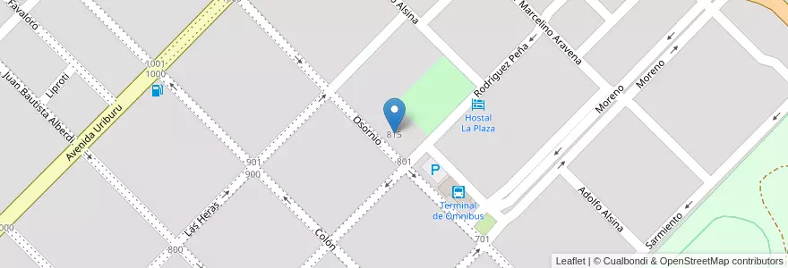 Mapa de ubicacion de Escuela Especial Nº 501 San Francisco De Asis en アルゼンチン, ブエノスアイレス州, Partido De General Lamadrid, General Lamadrid.