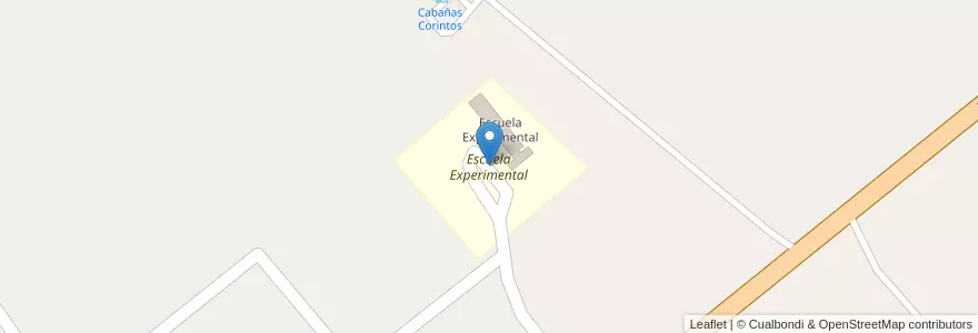 Mapa de ubicacion de Escuela Experimental en Аргентина, Чили, Чубут, Departamento Futaleufú.