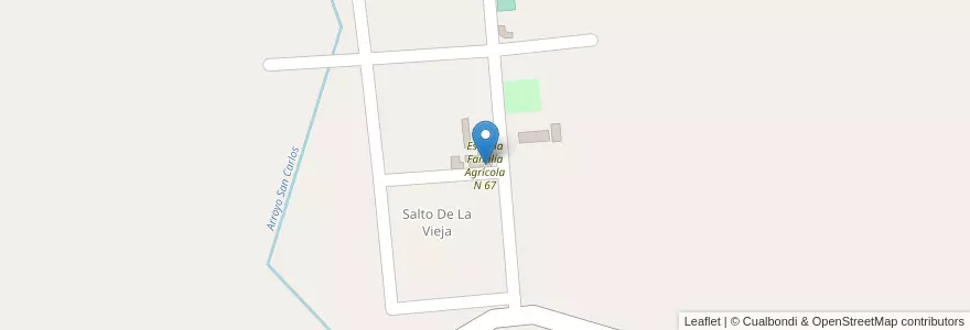 Mapa de ubicacion de Escuela Familia Agrícola N 67 en 阿根廷, Chaco, Departamento Sargento Cabral, Municipio De Colonia Elisa.