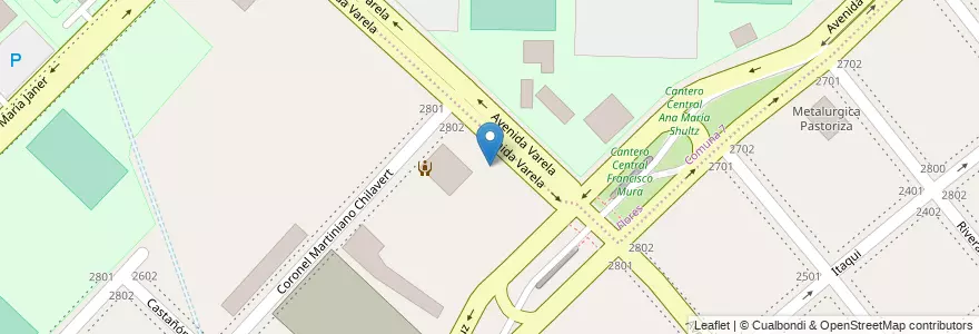 Mapa de ubicacion de Escuela Infantil 05/19° San Lorenzo de Almagro, Villa Soldati en Аргентина, Буэнос-Айрес, Буэнос-Айрес, Comuna 8.
