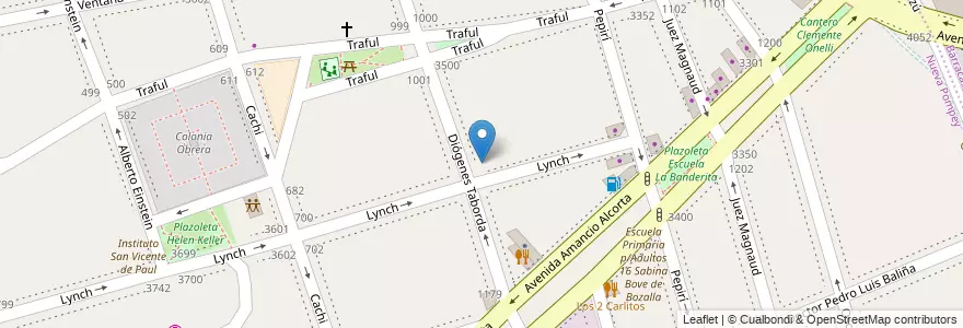 Mapa de ubicacion de Escuela Infantil 13/05°, Nueva Pompeya en Argentine, Ciudad Autónoma De Buenos Aires, Comuna 4, Buenos Aires.