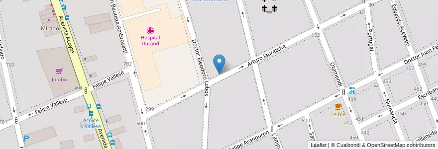 Mapa de ubicacion de Escuela Infantil Caminito de Colores, Caballito en Argentinië, Ciudad Autónoma De Buenos Aires, Buenos Aires, Comuna 6.