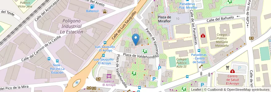 Mapa de ubicacion de Escuela Infantil Cangurito en Испания, Мадрид, Мадрид, Área Metropolitana De Madrid Y Corredor Del Henares, Fuenlabrada.