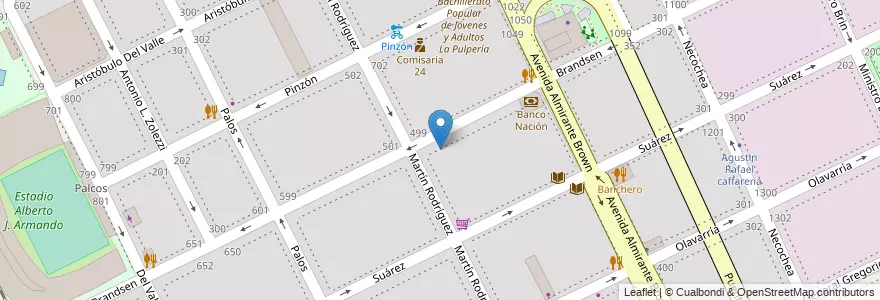 Mapa de ubicacion de Escuela Infantil Color Esperanza, Boca en Argentinien, Ciudad Autónoma De Buenos Aires, Comuna 4, Buenos Aires.