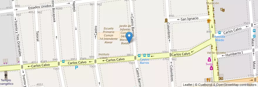 Mapa de ubicacion de Escuela Infantil Crema y Chocolate, Boedo en 阿根廷, Ciudad Autónoma De Buenos Aires, Comuna 5, 布宜诺斯艾利斯.