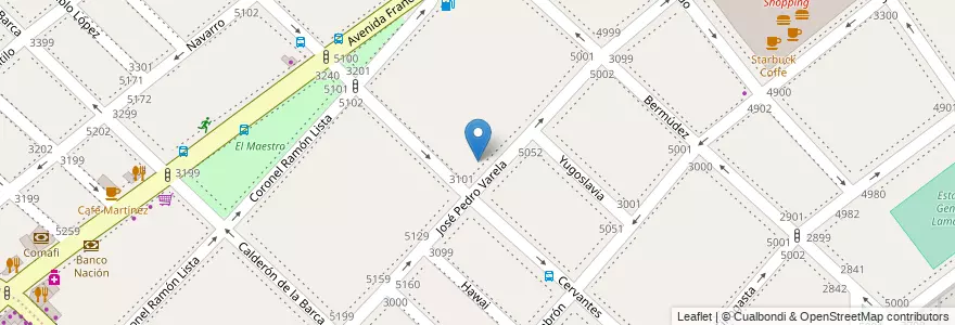 Mapa de ubicacion de Escuela Infantil Dulces días, Villa Devoto en آرژانتین, Ciudad Autónoma De Buenos Aires, Buenos Aires, Comuna 10.