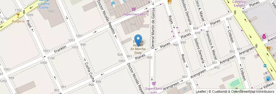 Mapa de ubicacion de Escuela Infantil En Marcha Estoy, Caballito en Argentina, Autonomous City Of Buenos Aires, Autonomous City Of Buenos Aires, Comuna 6.