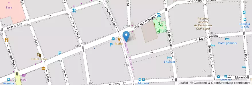 Mapa de ubicacion de Escuela Infantil Loria, Balvanera en Argentinien, Ciudad Autónoma De Buenos Aires, Comuna 5, Buenos Aires.