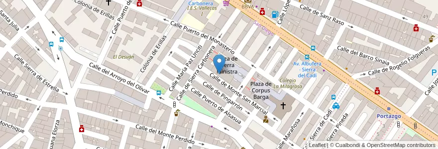 Mapa de ubicacion de Escuela Infantil Manuel Siurot en إسبانيا, منطقة مدريد, منطقة مدريد, Área Metropolitana De Madrid Y Corredor Del Henares, مدريد.