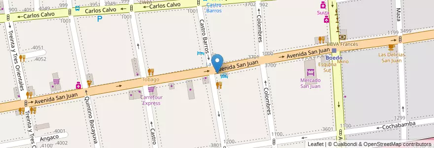 Mapa de ubicacion de Escuela Infantil Meterete, Boedo en Argentina, Autonomous City Of Buenos Aires, Comuna 5, Autonomous City Of Buenos Aires.