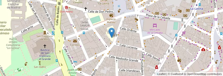 Mapa de ubicacion de Escuela infantil municipal La Paloma en Spain, Community Of Madrid, Community Of Madrid, Área Metropolitana De Madrid Y Corredor Del Henares, Madrid.