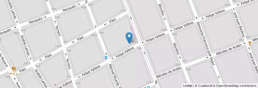 Mapa de ubicacion de Escuela Infantil Pequeña Aldea, Flores en Argentine, Ciudad Autónoma De Buenos Aires, Comuna 7, Buenos Aires.